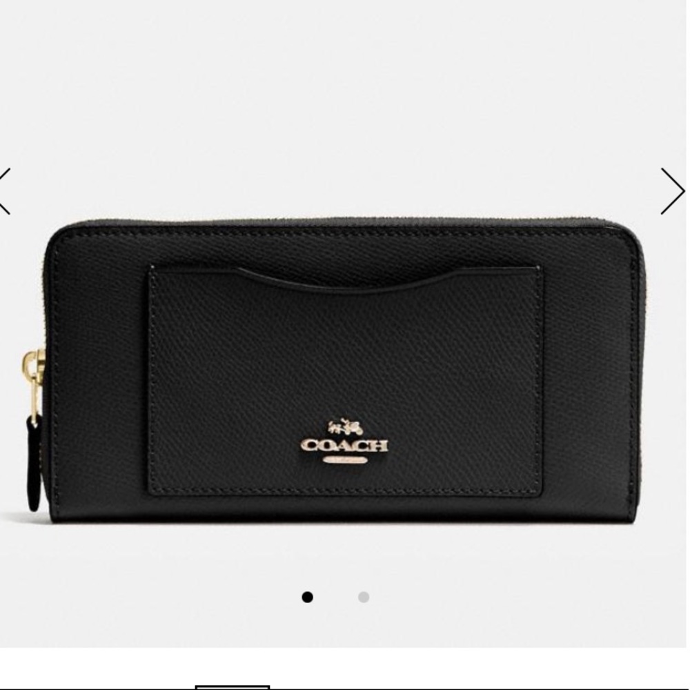 NWOT Black Coach Wallet